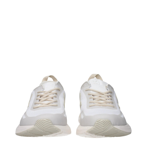 Veja White Fabric Athletic Sneakers