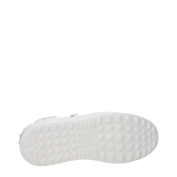 Valentino Garavani White Leather Platform Sneakers