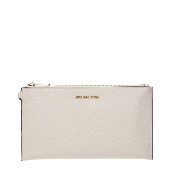 Michael Kors Beige Leather Clutch Bags