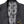 Dolce & Gabbana Dark Gray Bee Embroidery SICILIA Coat Blazer