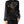 Dolce & Gabbana Black Silk Ascot Collared Button Blouse Top