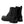 Dolce & Gabbana Black Leather Lace Up Mid Calf Boots Shoes