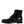 Dolce & Gabbana Black Leather Lace Up Mid Calf Boots Shoes