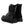 Dolce & Gabbana Black Leather Lace Up Mid Calf Boots Shoes