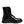 Dolce & Gabbana Black Leather Lace Up Mid Calf Boots Shoes