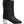 Dolce & Gabbana Black Padded Mid Calf Logo Heel Boots Shoes