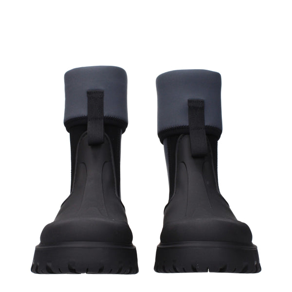 Christian Dior Black Cotton Ankle Boots
