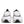 Dolce & Gabbana White Black Logo Plaque Daymaster Men Sneakers Shoes