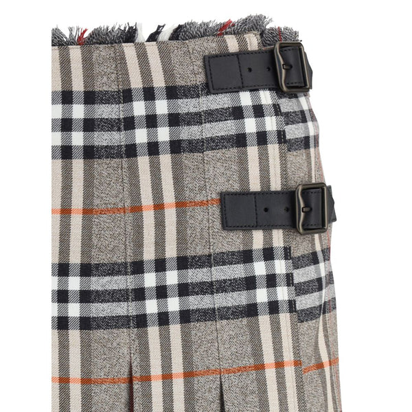 Burberry Check Archive wool Miniskirt
