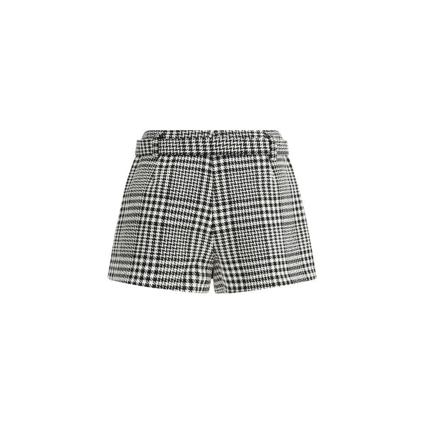 Self-Portrait Houndstooth wool Pants-skirt