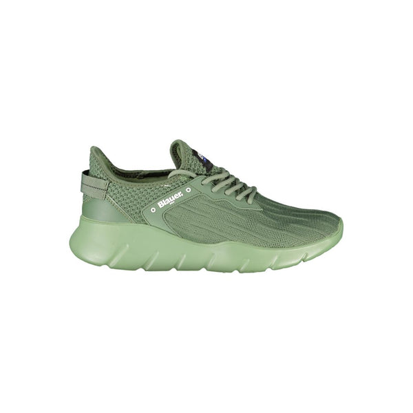 Blauer Green Polyester Men Sneaker