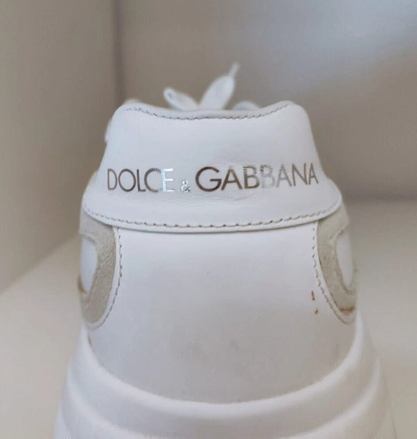 Dolce & Gabbana White Daymaster Low Top Mens Sneakers