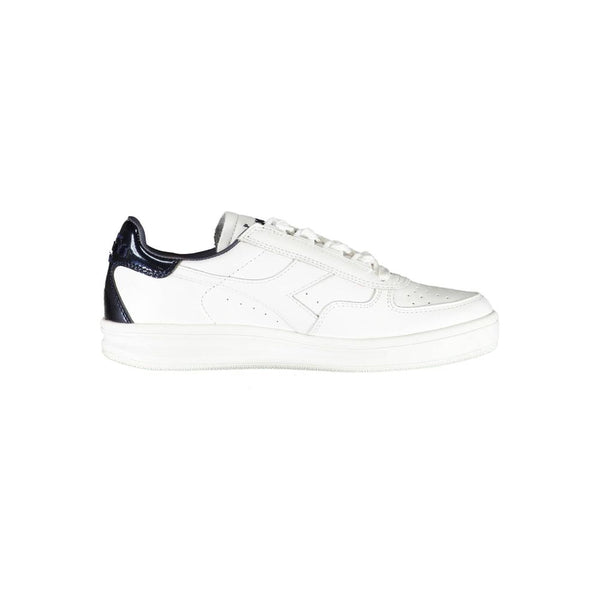 Diadora White Fabric Sneaker