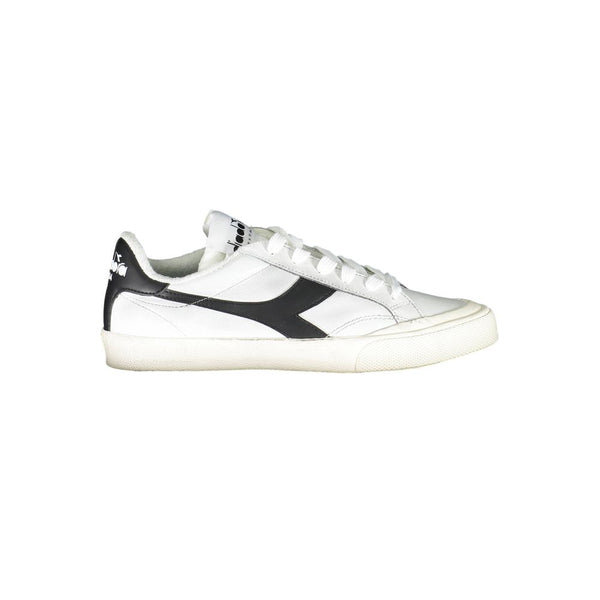 Diadora White Fabric Sneaker