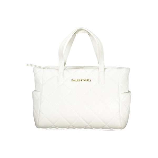 Mario Valentino White Polyethylene Handbag