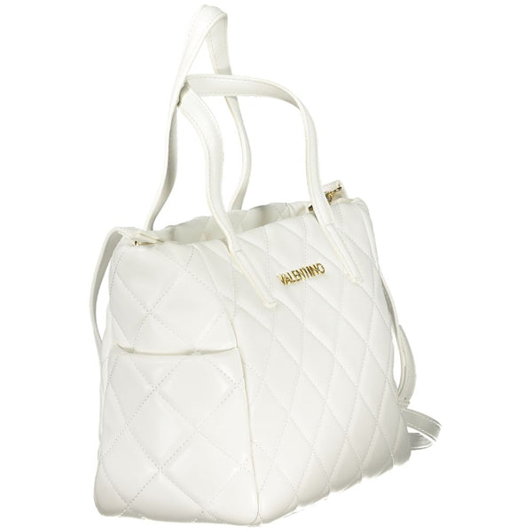 Mario Valentino White Polyethylene Handbag