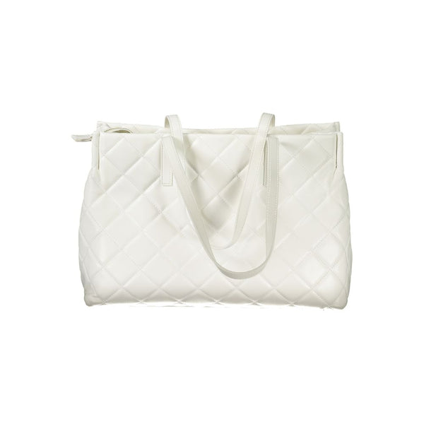Mario Valentino White Polyethylene Handbag