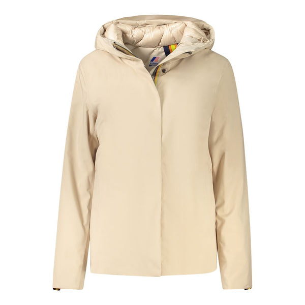 K-WAY Beige Polyester Jackets & Coat