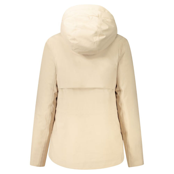 K-WAY Beige Polyester Jackets & Coat