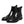 Dolce & Gabbana Black Chelsea Leather Mid Calf Boots Shoes