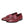 Dolce & Gabbana Burgundy Leather Formal Slip On Shoes
