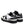Dolce & Gabbana Black White Leather MIAMI Low Top Sneakers Shoes