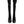 Dolce & Gabbana Black Leather Ribbed Knit Knee Boots Shoes