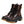 Dolce & Gabbana Maroon Leather Mid Calf Biker Boots Shoes