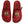 Dolce & Gabbana Red Devotion Matelassé Leather Slides Shoes
