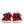 Dolce & Gabbana Red White KEIRA Flower Leather Sandals Shoes