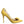 Valentino Yellow Patent Leather PVC Bow Heels Pumps Shoes