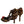Dolce & Gabbana Brown Leopard Crystal Roses Pumps Shoes