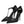 Dolce & Gabbana Black Mesh T-strap Stiletto High Heels Shoes