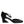 Dolce & Gabbana Black Leather Logo Ankle Strap Sandals Shoes