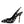 Dolce & Gabbana Black White Dotted Stiletto Slingback Shoes