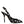 Dolce & Gabbana Black White Dotted Stiletto Slingback Shoes