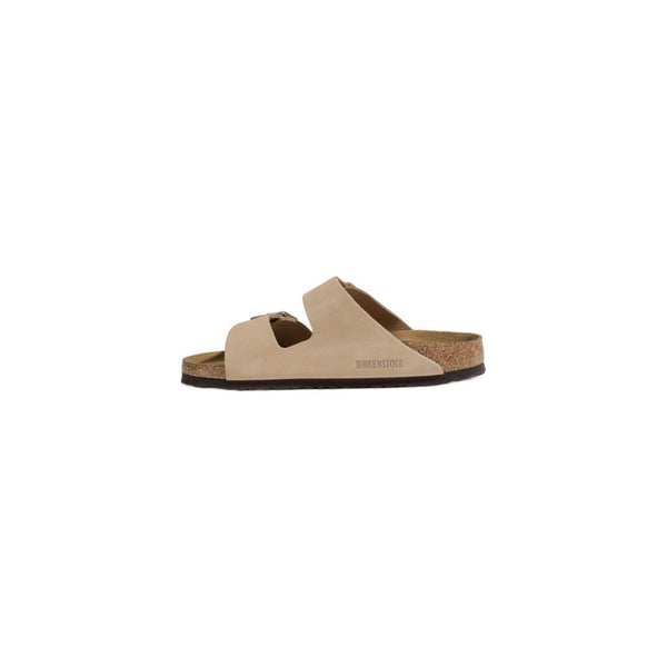 Birkenstock Beige Nubuc Leather Sandal