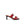 Ganni Red Leather Sandal