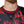 Dolce & Gabbana Navy Red Silk Coral Print Pullover Sweater