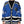 Dolce & Gabbana Blue Cotton Logo Patch Ribbed Knit Cardigan Sweater