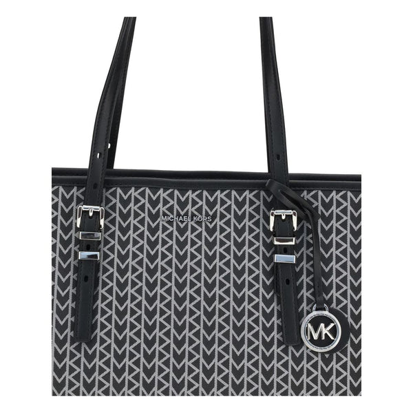 Michael Kors Quinn large jacquard logo Tote Bag