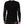 Dolce & Gabbana Black Linen Mesh Tattered Longsleeves T-shirt