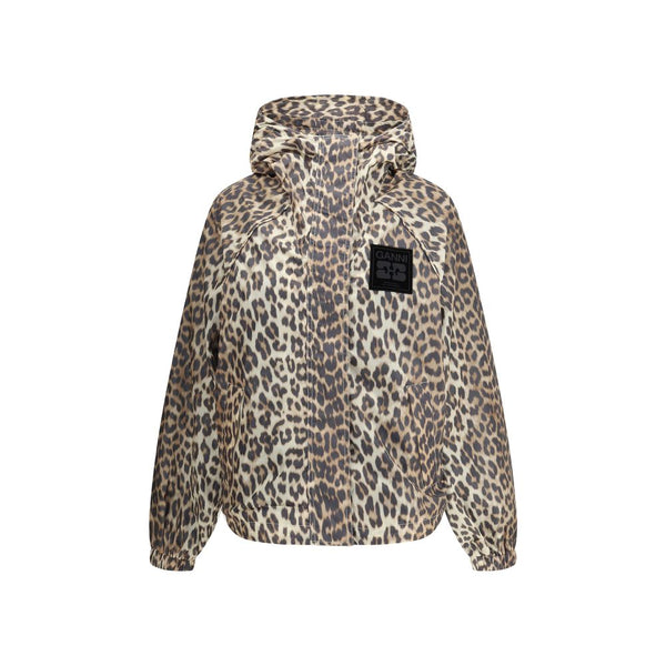 Ganni Leopard raincoat Jacket