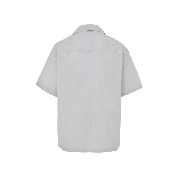 Jil Sander Blue Cotton Shortsleeve