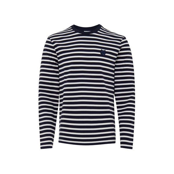 Maison Kitsuné Blue Cotton Long Sleeve