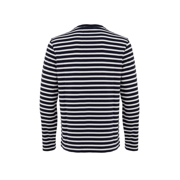 Maison Kitsuné Blue Cotton Long Sleeve