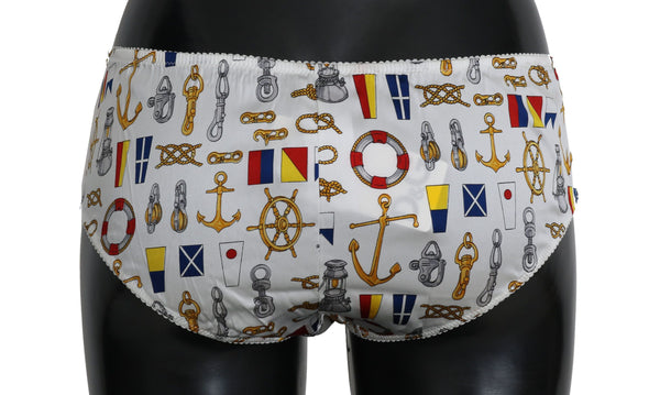 Dolce &amp; Gabbana Alusvaatteet Sailor Print silkkipohjaiset