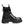 Dolce & Gabbana Black Calfskin DG Logo Strap Ankle Boots Shoes