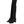 Dolce & Gabbana Black Suede Leather Knee High Boots Shoes