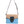 Dolce & Gabbana Blue Beige Exotic Leather LUCIA Crossbody Bag